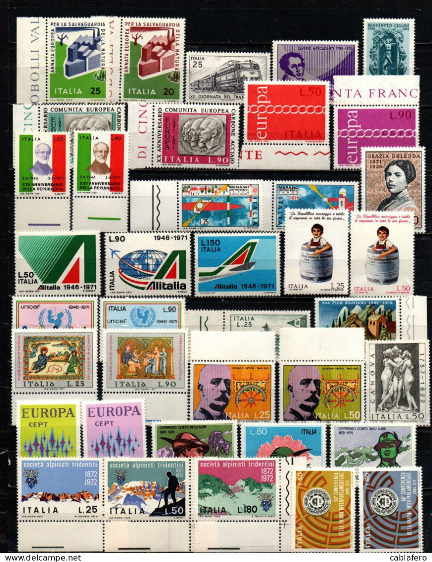 ITALIA REPUBBLICA - COLLEZIONE FRANCOBOLLI NUOVI - MNH - Colecciones