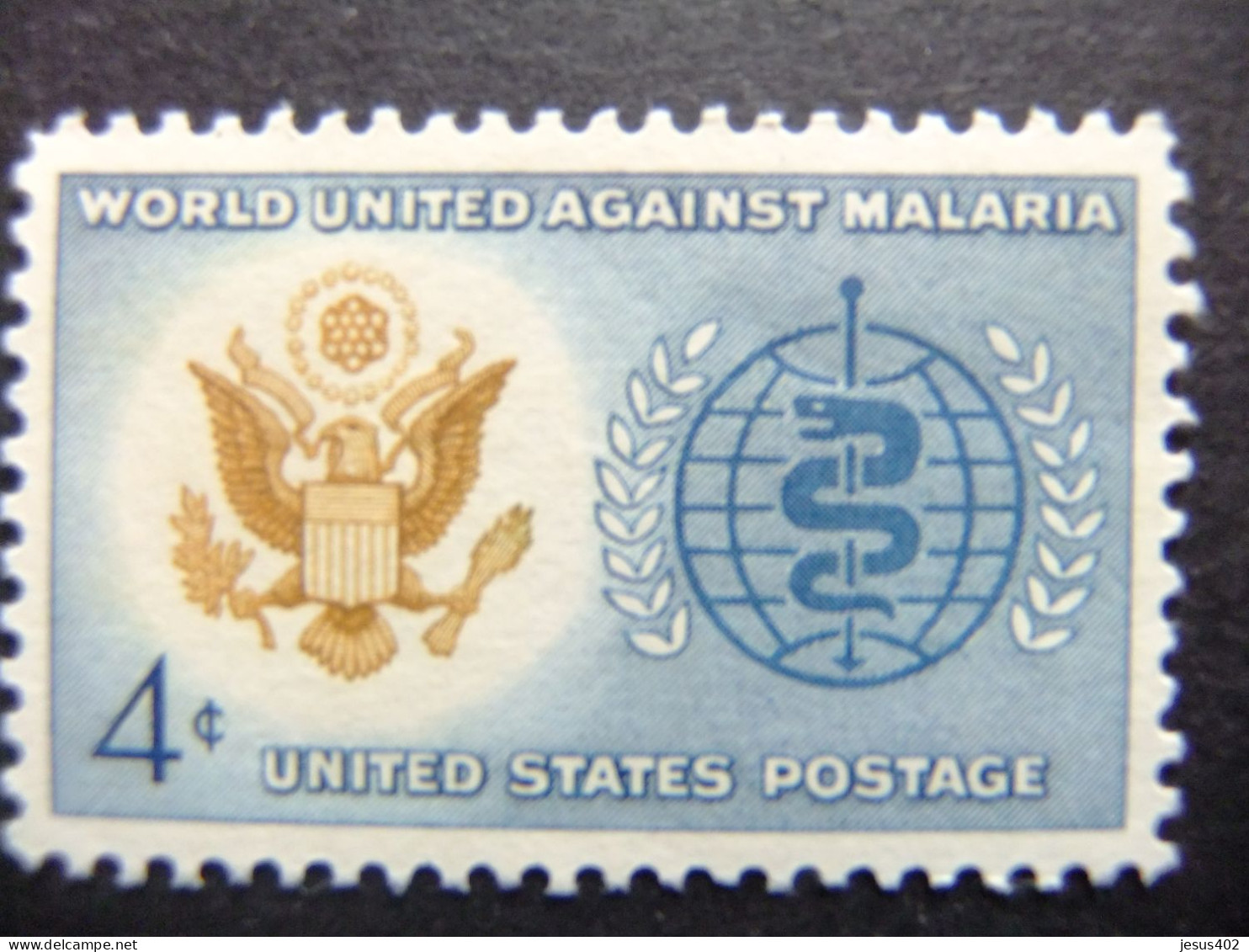 ESTADOS UNIDOS / ETATS-UNIS D'AMERIQUE 1962 / ERRADICACION DEL PALUDISMO (MALARIA) YVERT 726 **MNH - Neufs