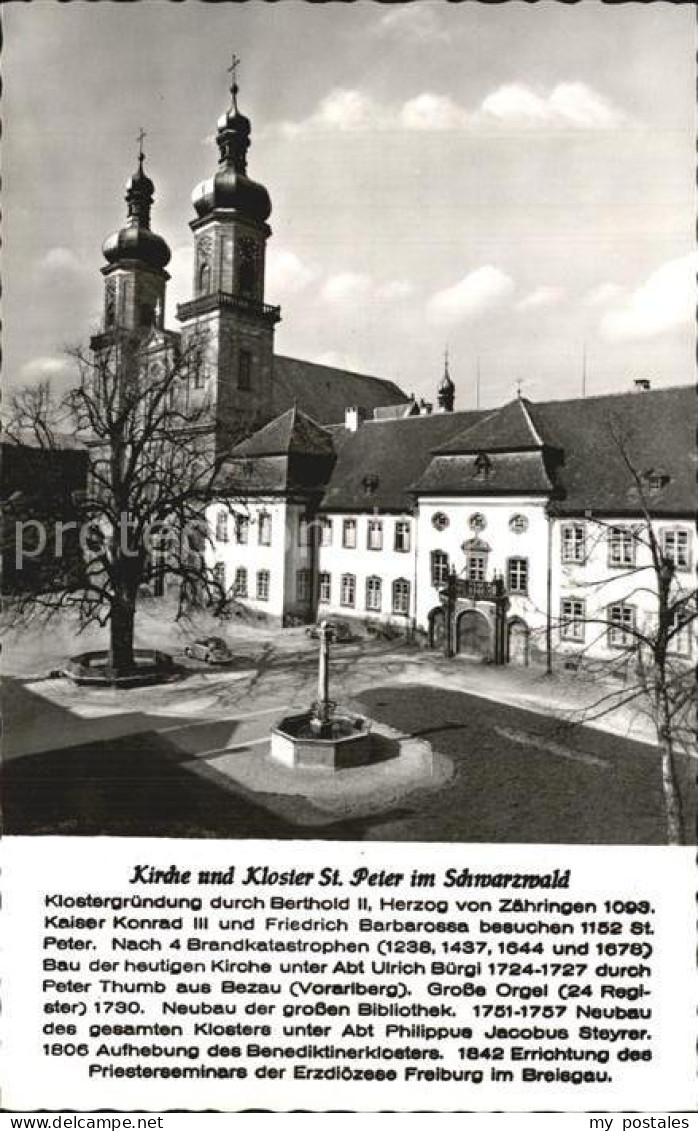 72460267 St Peter Schwarzwald Kirche Und Kloster St. Peter - St. Peter