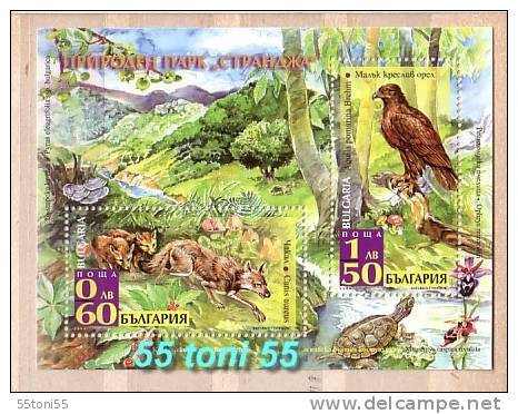 2008 Fauna/Flora EUROPE-NATURE  -  Natural Park Strandzha (Bird)  S/S- MNH  Bulgaria / Bulgarie - Nuevos