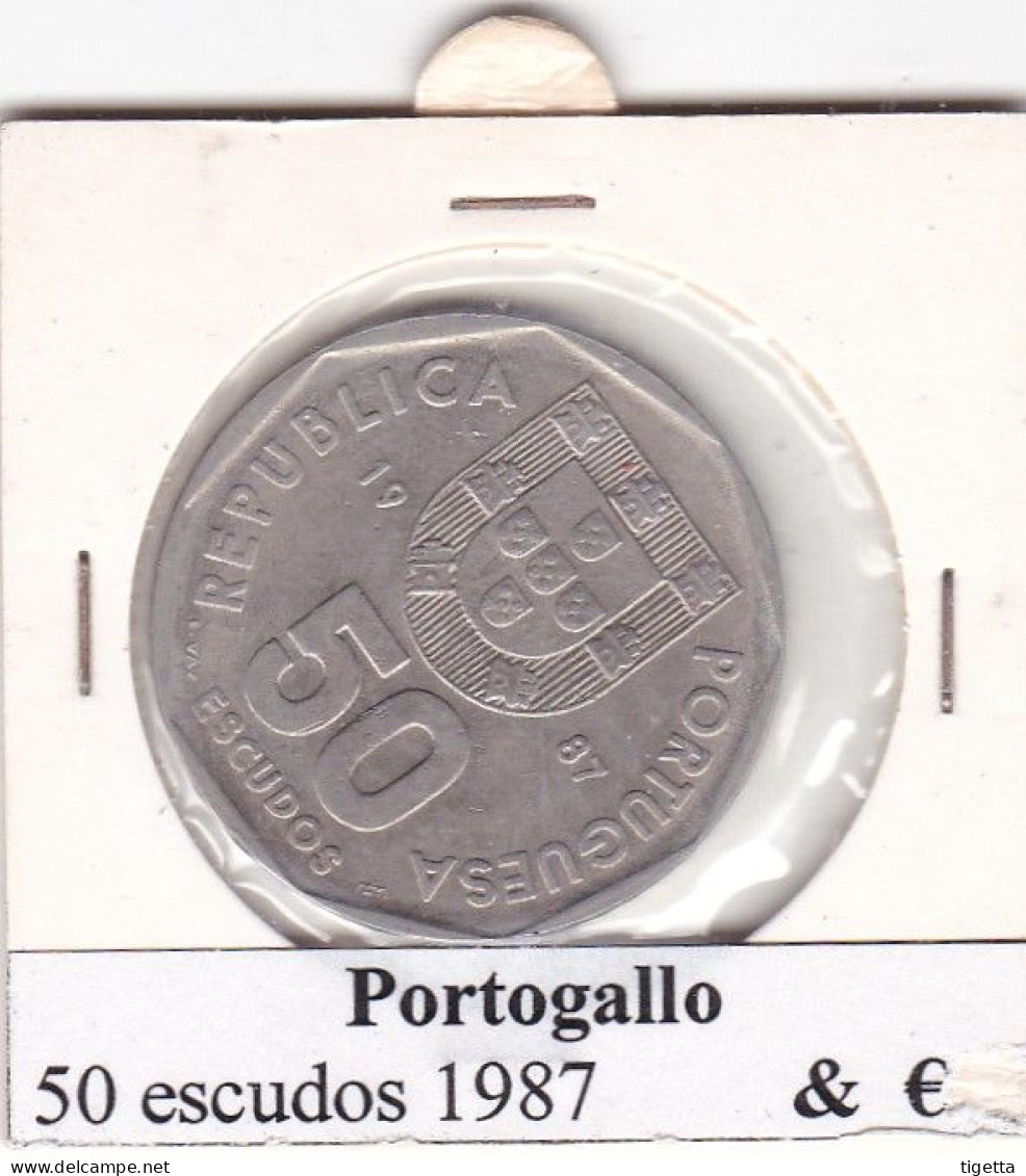 PORTOGALLO 50 ESCUDOS  ANNO 1987 COME DA FOTO - Portugal