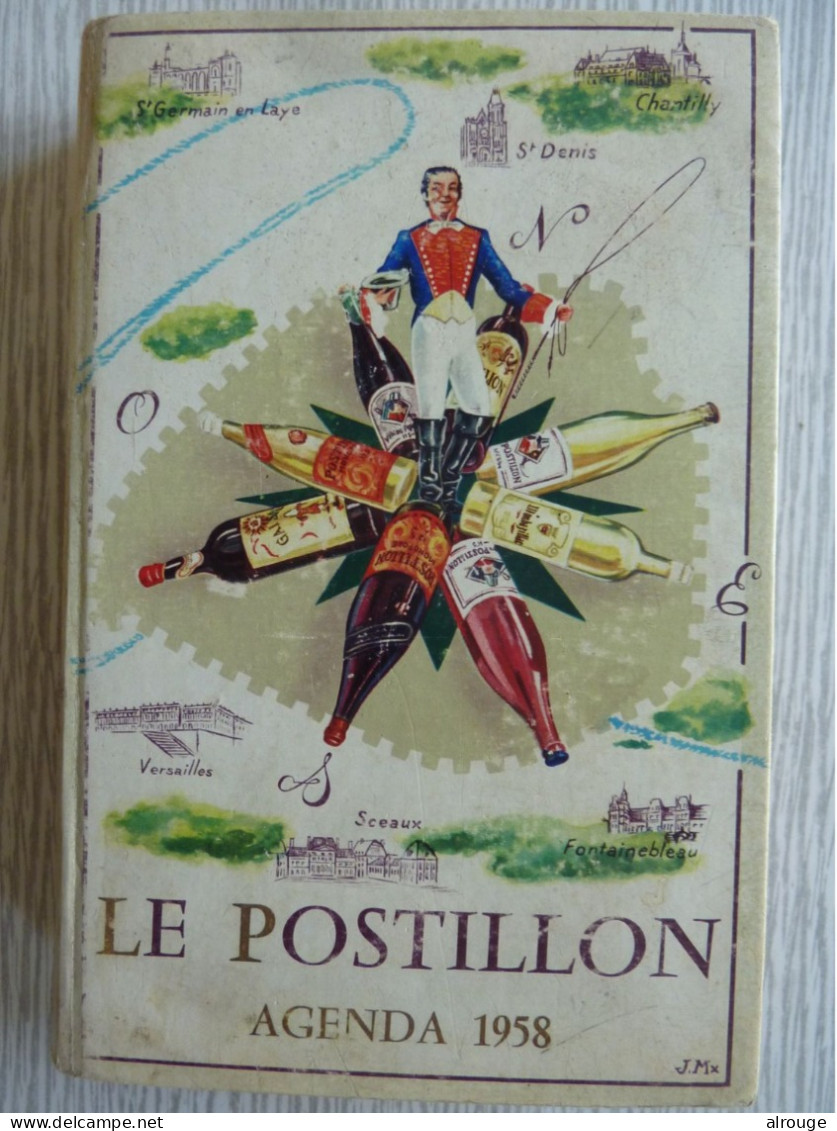 Agenda Vin "Le Postillon" 1958 - Agendas & Calendriers