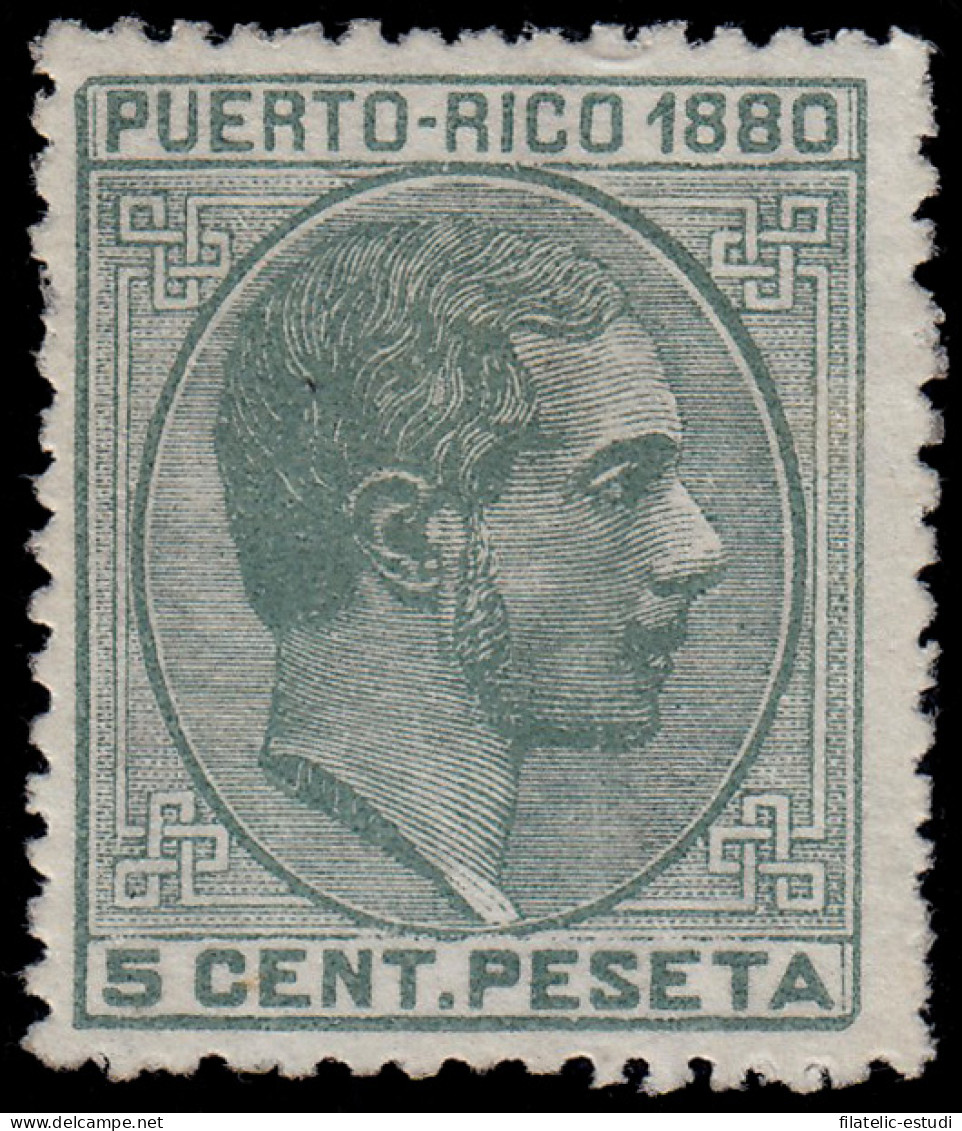 Puerto Rico 35 1880 Alfonso XII MH - Porto Rico