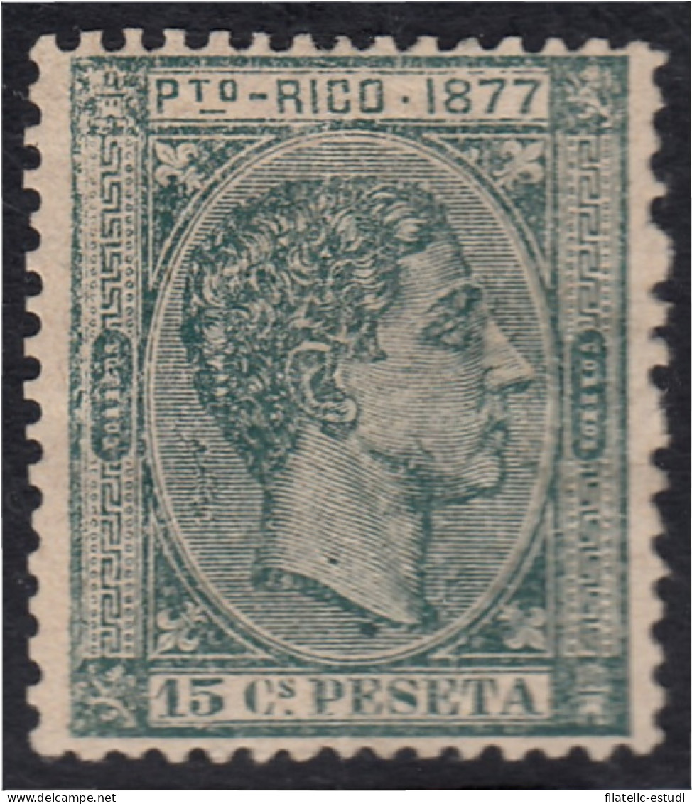 Puerto Rico 15 1877 Alfonso XII MH - Porto Rico