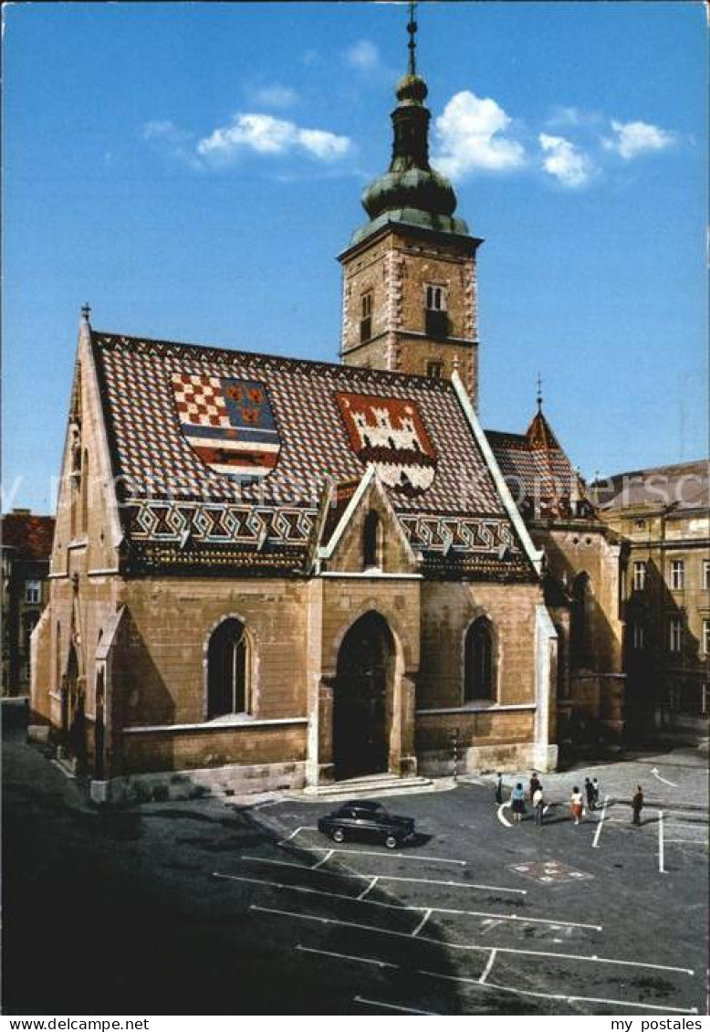 72459009 Zagreb Kirche St. Markus  Croatia - Croatie