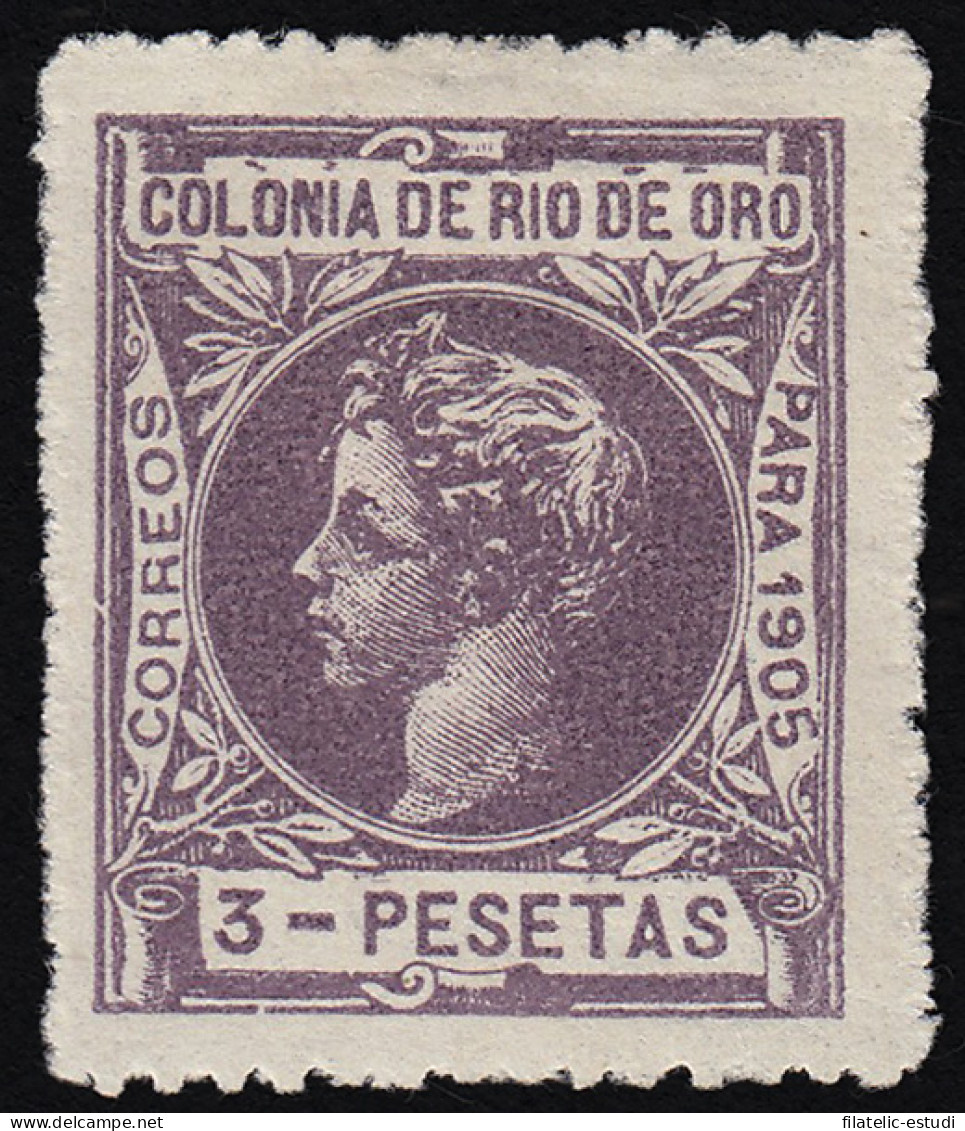 Río De Oro 13 1905 Alfonso XIII MH - Rio De Oro