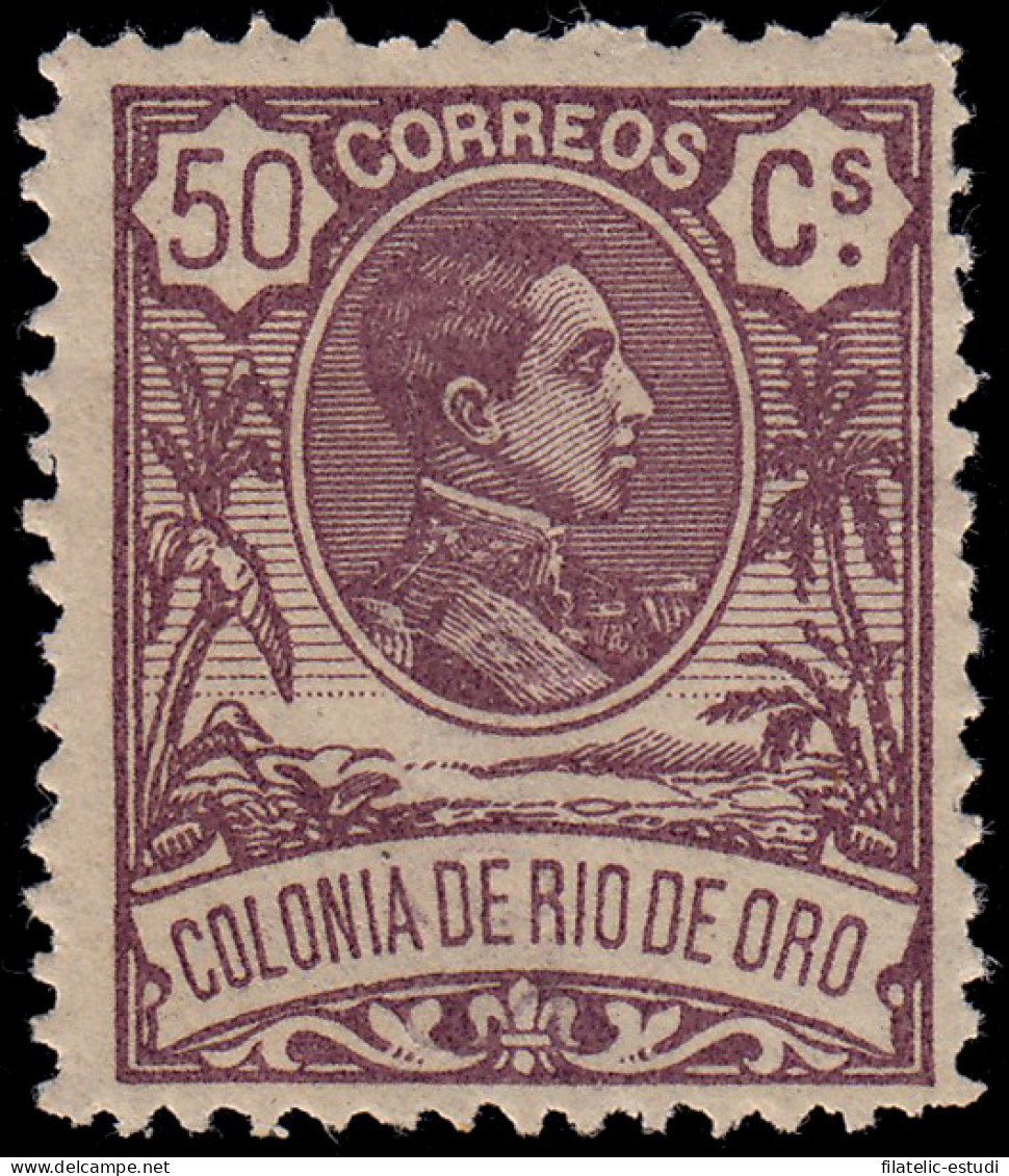 Río De Oro 50 1909 Alfonso XIII MNH - Rio De Oro