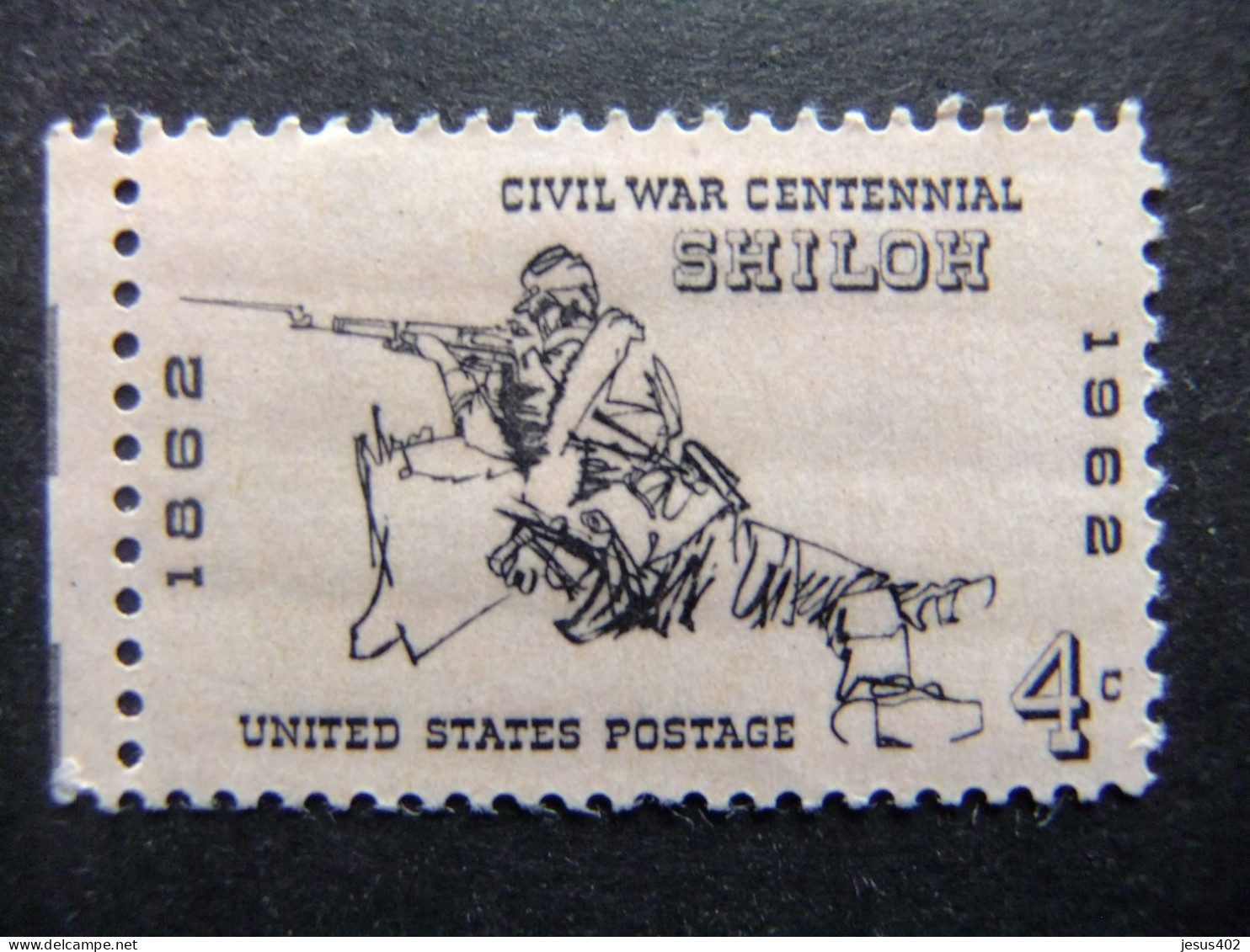 ESTADOS UNIDOS / ETATS-UNIS D'AMERIQUE 1962 /CENTENARIO DE LA GUERRA CIVIL YVERT 727 **MNH - Ongebruikt