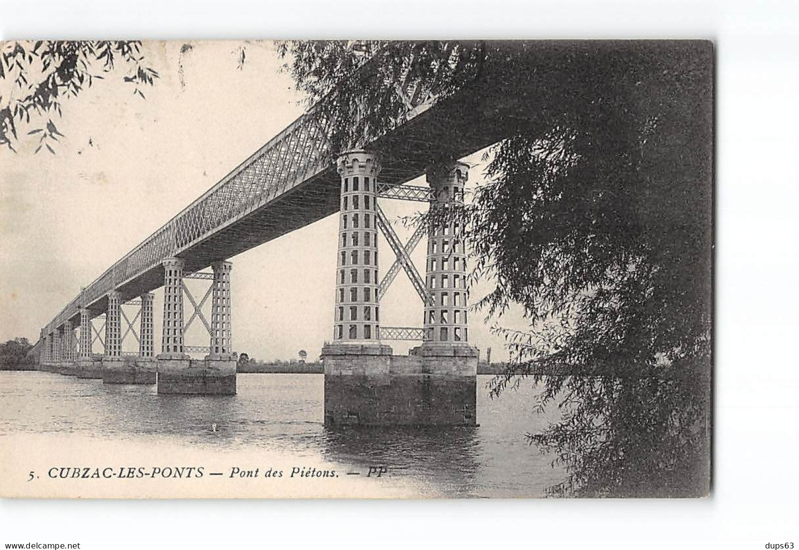 CUBZAC LES PONTS - Pont Des Piétons - Très Bon état - Cubzac-les-Ponts