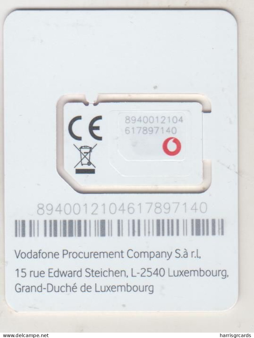 ROMANIA - Cartela Vodafone (With SIM Images), Vodafone GSM Card, Mint - Rumania