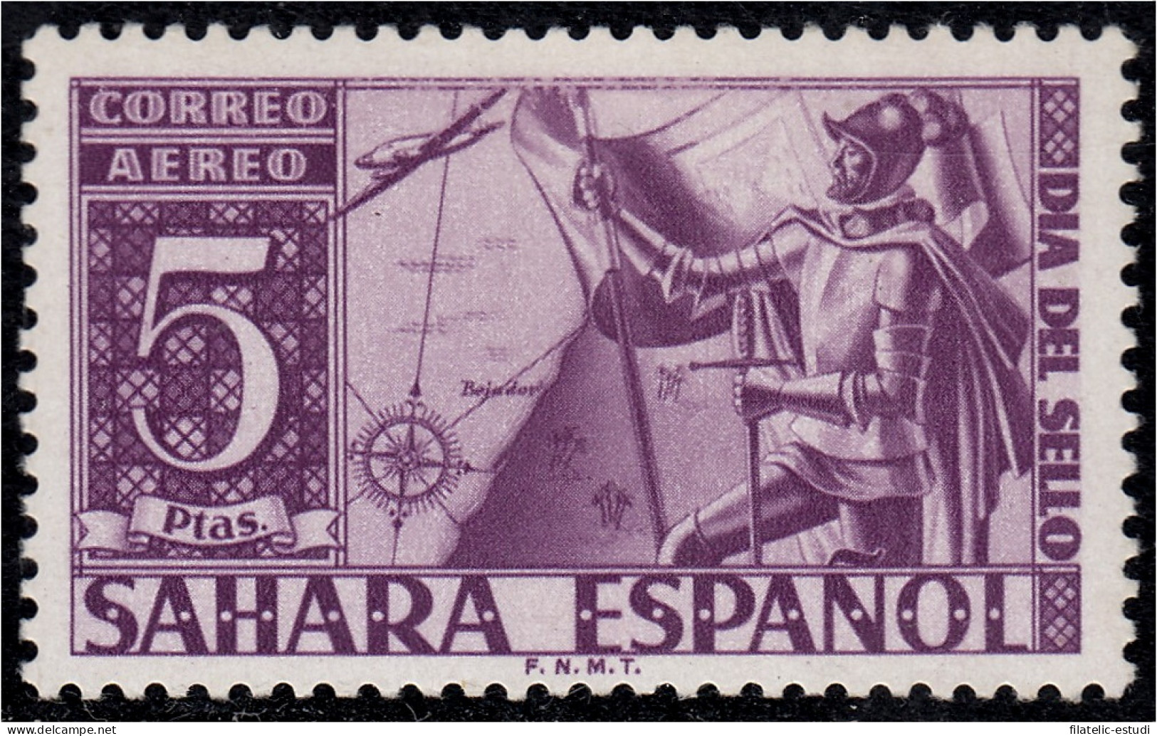 Sahara 86 1951 Día Del Sello MNH - Spanische Sahara