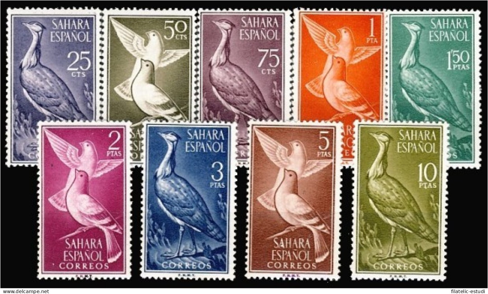 Sahara 180/88 1961 Fauna (aves) Bird MNH - Spanische Sahara