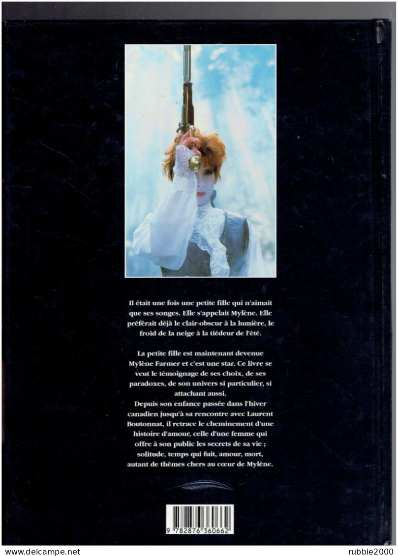 MYLENE FARMER AINSI SOIT ELLE 1991 DEDICACE AUTOGRAPHE AUTHENTIQUE DE L ARTISTE - Gesigneerde Boeken