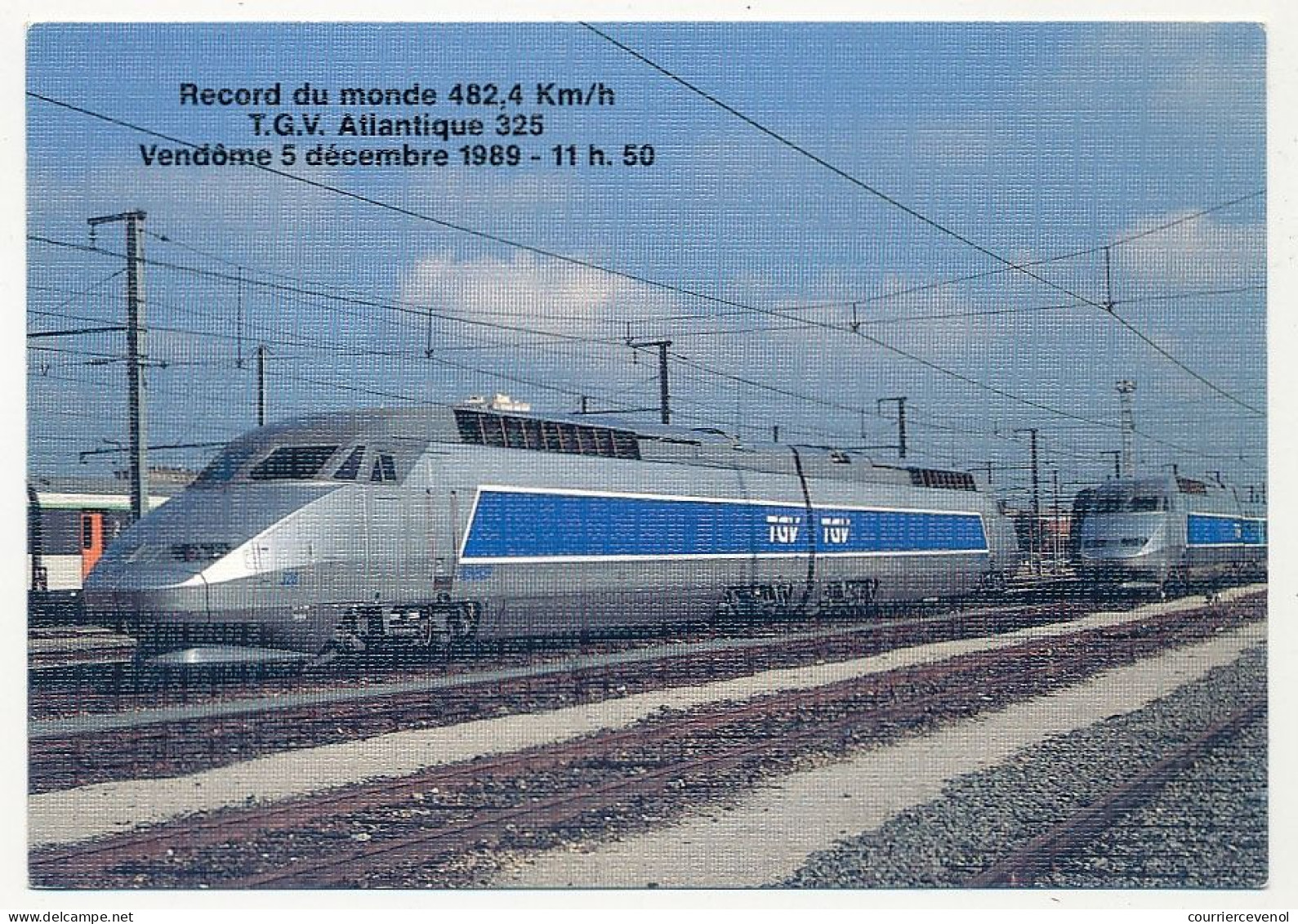 CPM - CHÂTILLON (Hauts De Seine) - TGV A - Aout 1989, Les Motrices TGV.... Attendent... - Châtillon