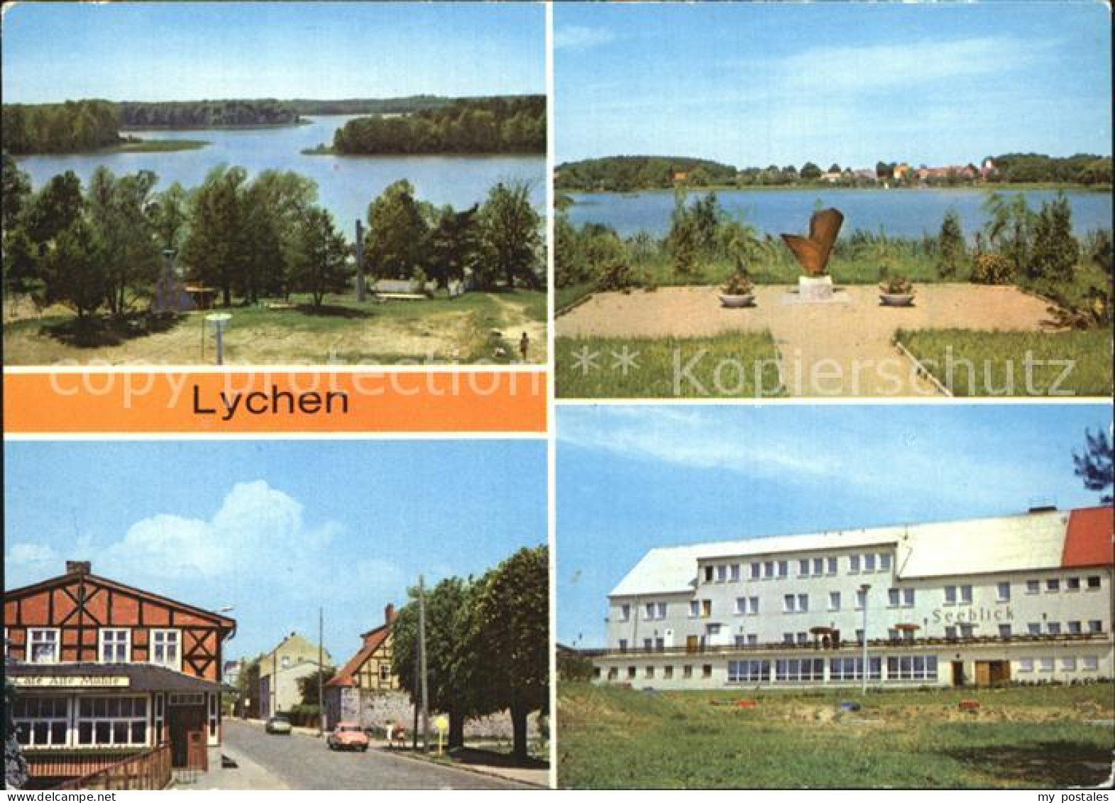 72458067 Lychen Grosser Lychensee Nesselpfuhlsee Cafe Alte Muehle Stadtmauer Fer - Lychen