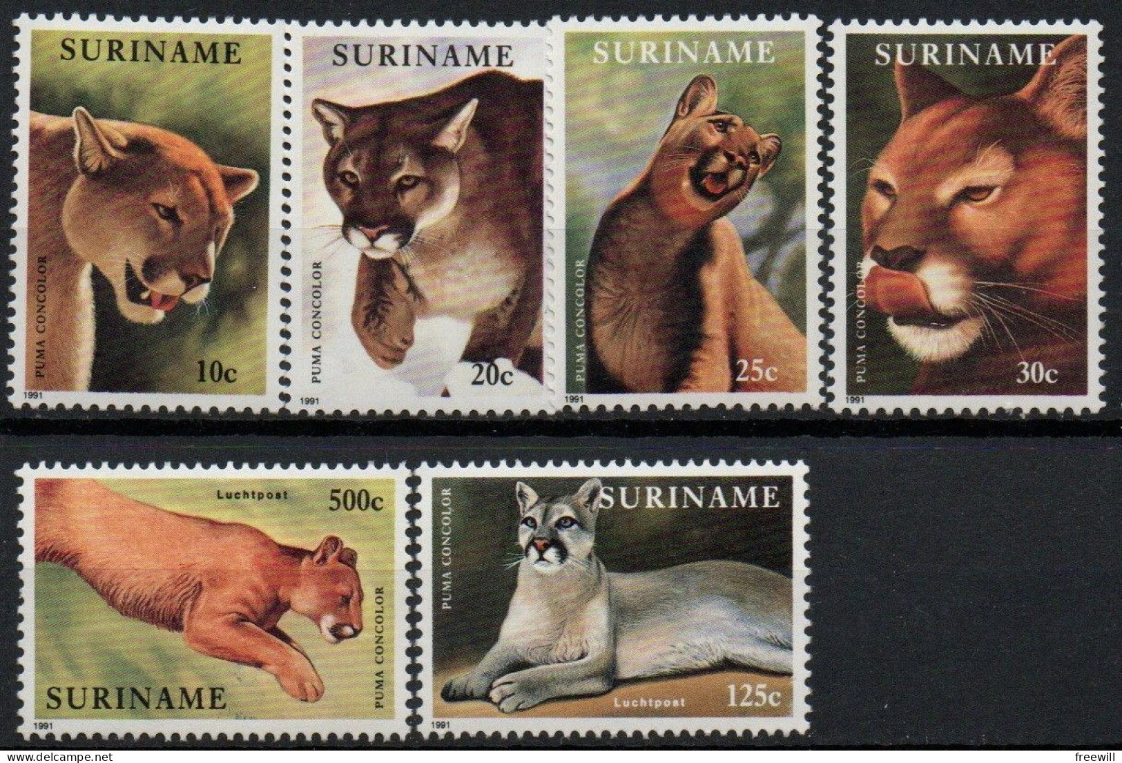 Surinam Animaux-Animals-Dieren XXX 1991 - Surinam