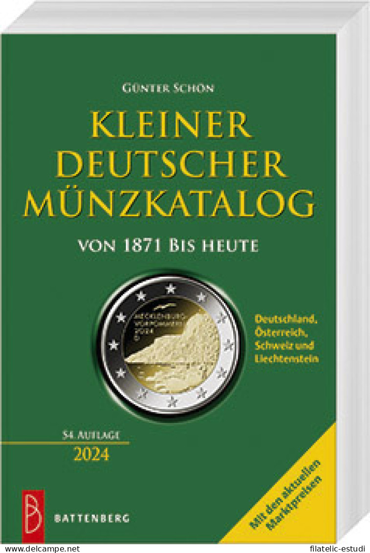 Pequeño Catálogo De Monedas Alemanas Desde 1871 Hasta Hoy, 54.ª Edición 2024 - Books & Software