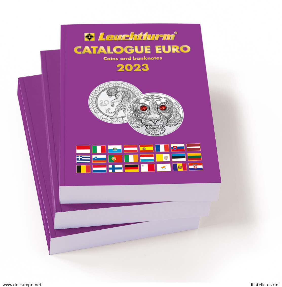 Leuchtturm Catálogo Euro Monedas Y Billetes 2023, Inglés - Libri & Software