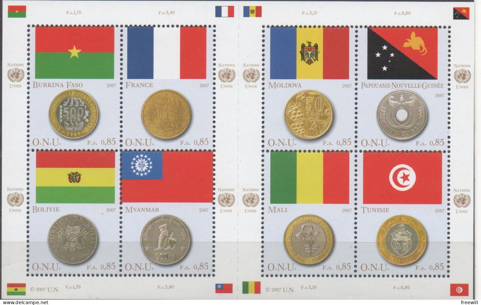 Drapeaux - Flags-Vlaggen   2006  XXX - Blocks & Sheetlets