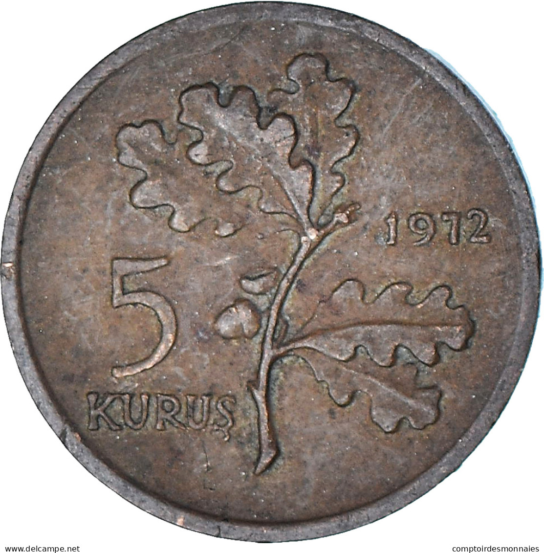 Turquie, 5 Kurus, 1972 - Turchia