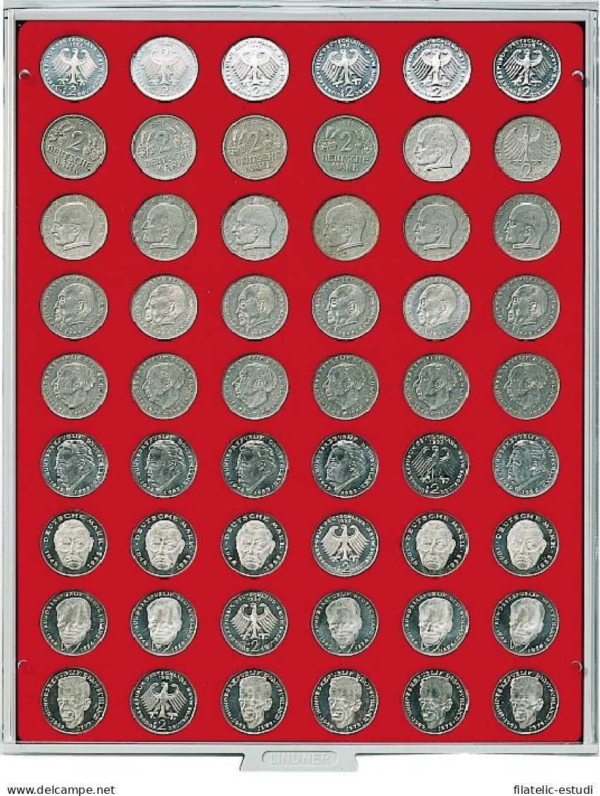 Lindner 2109 Bandeja 26,75 Mm Para Monedas Con 54 Hoyos Redondos - Zubehör