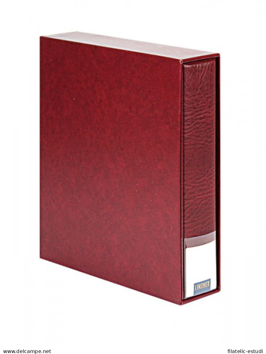 Lindner 3532-W Carpeta De Anillas 3530 + Funda 3531, Rojo - Zubehör