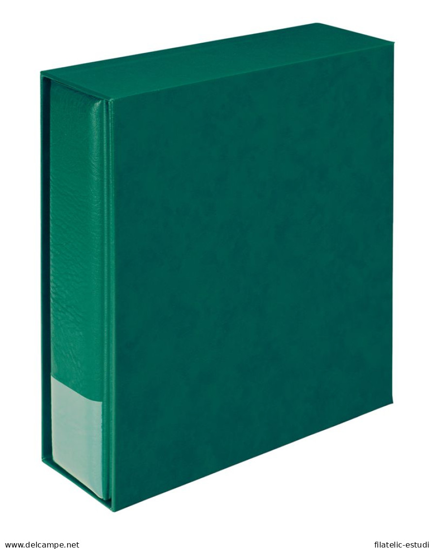 Linder 1302-G Multi Collect: Carpeta De Anillas 1300 + Estuche 1301, Verde - Materiale