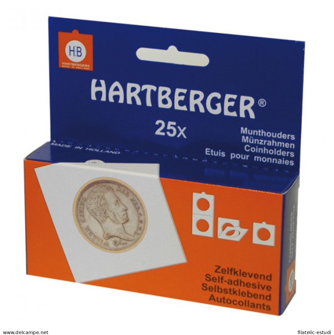 Lindner 8320175 Hartberger 17,5 Mm Portamonedas Autoadhesivo Pqte 25 - Zubehör