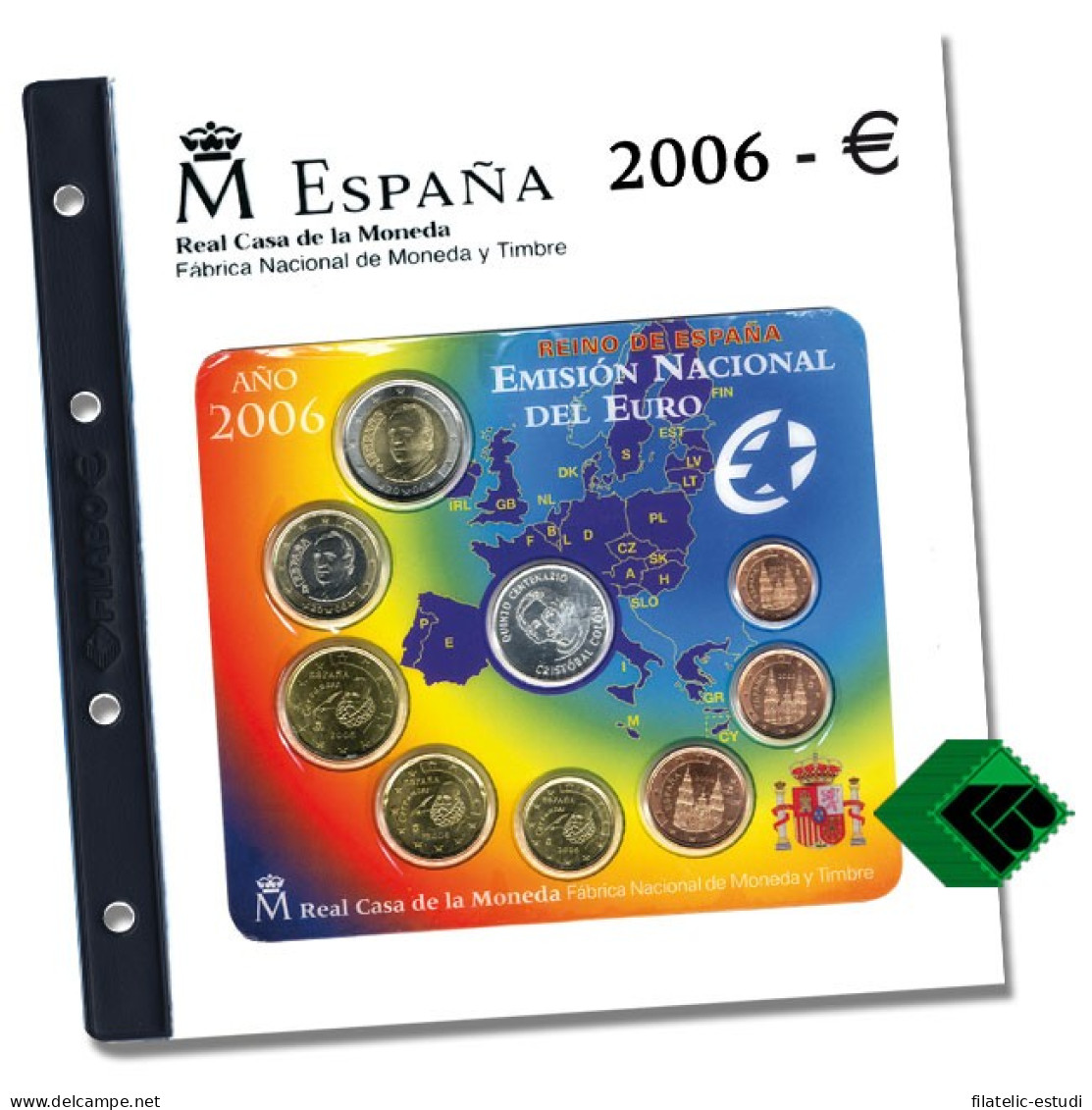 Filabo Hoja FNMT Álbum Carterita España Euro 2006 - Materiale