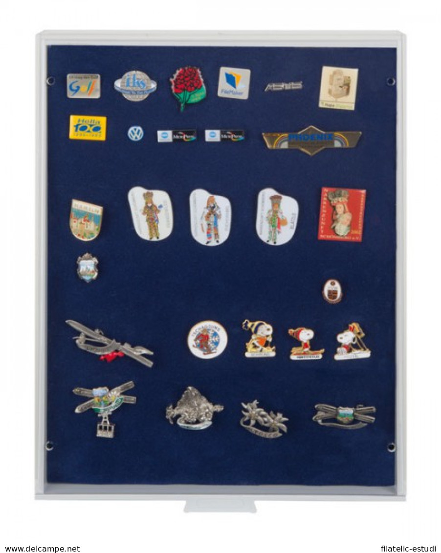 Lindner 2419 Bandeja De Colección Para Pins / Medallas - Materiale