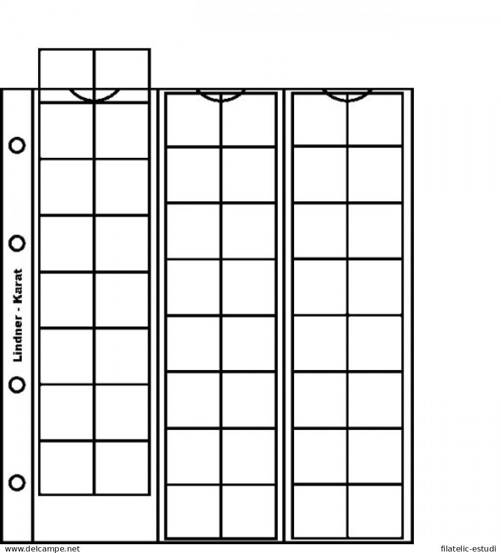 Lindner K6R Páginas Para El álbum De Monedas Karat - Zubehör
