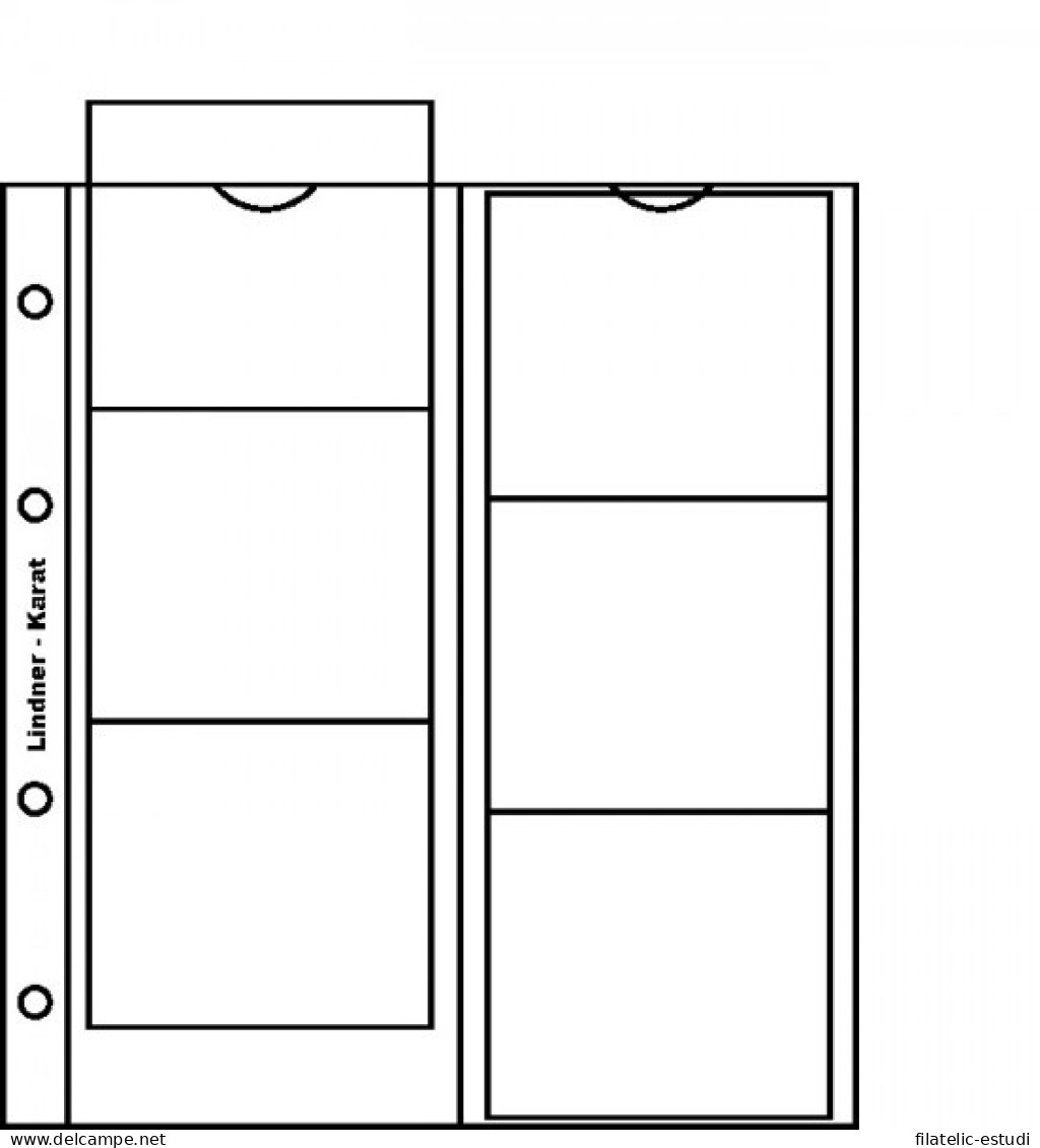 Lindner K1R Páginas Para El álbum De Monedas Karat - Zubehör