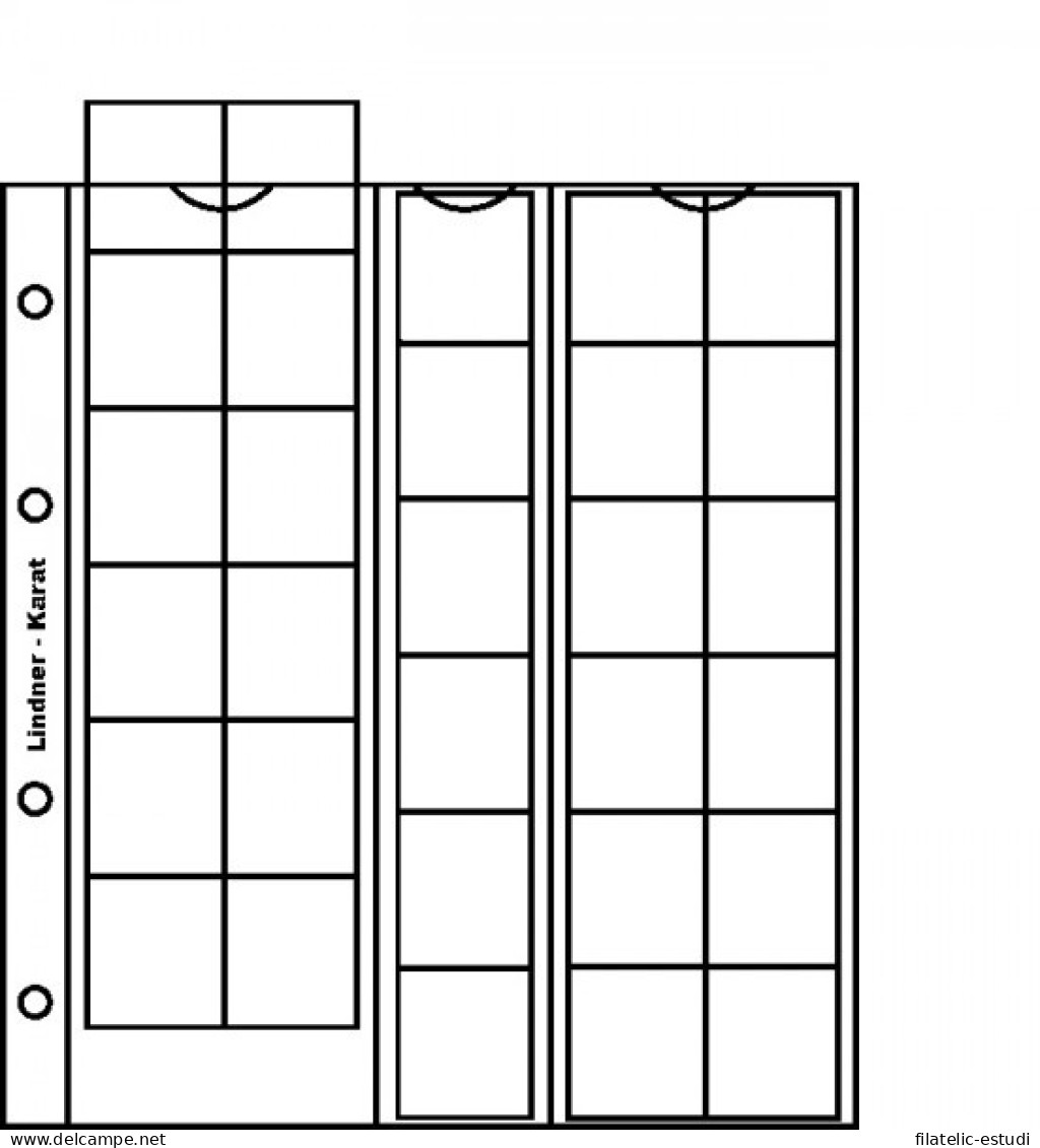 Lindner K4R Páginas Para El álbum De Monedas Karat - Zubehör