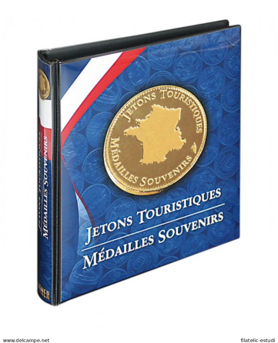 Lindner 1106JT Karat Álbum De Monedas Jetons Touristiques - Materiale