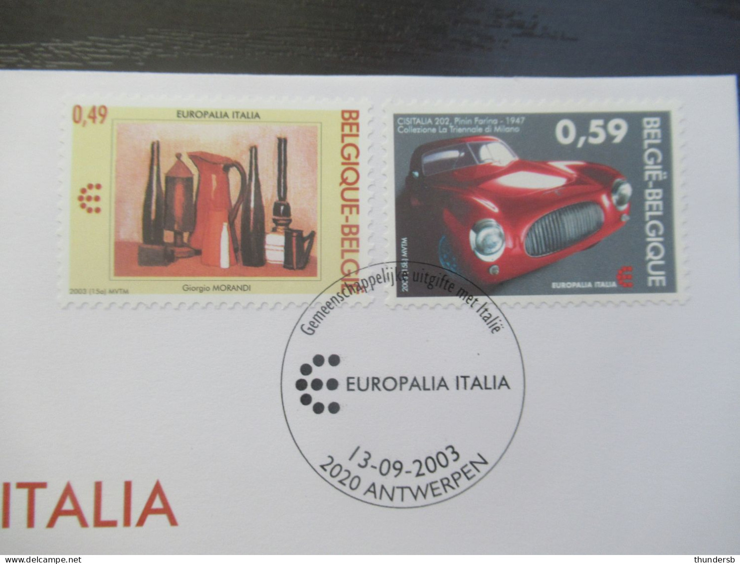 FDC 3205/06 'Europalia Italië' - 2001-2010