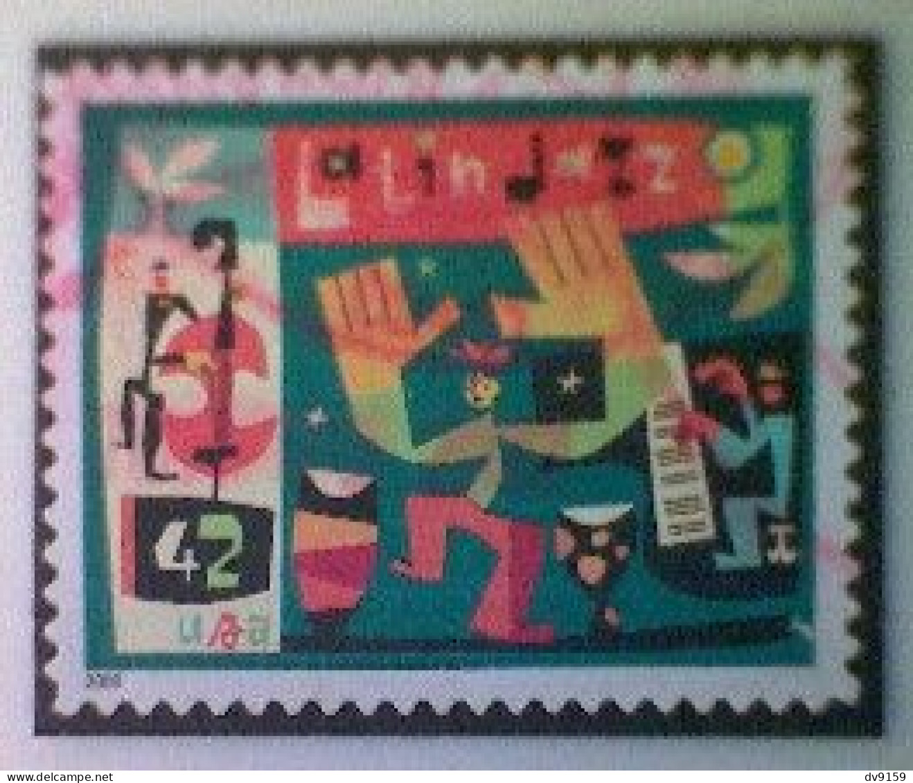 United States, Scott #4349, Used(o), 2008, Latin Jazz, 42¢, Multicolored - Gebruikt