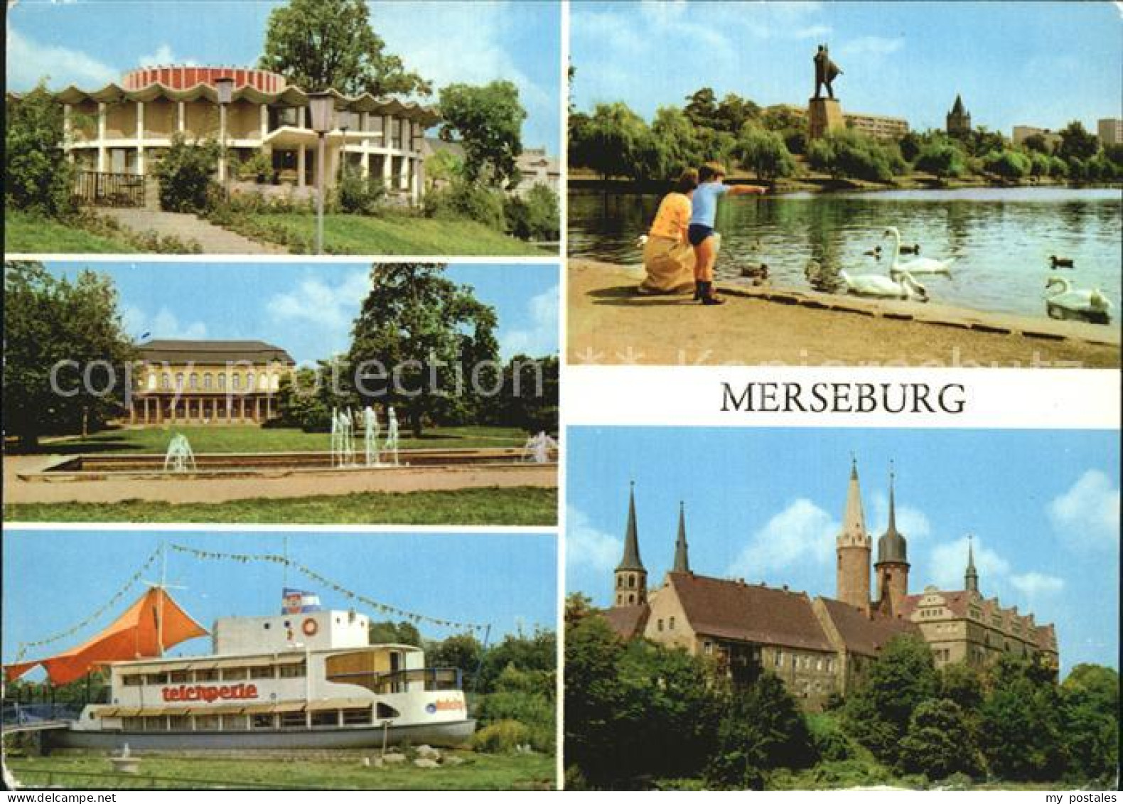 72455351 Merseburg Saale Schlossgarten Lenindenkmal Dom Merseburg - Merseburg