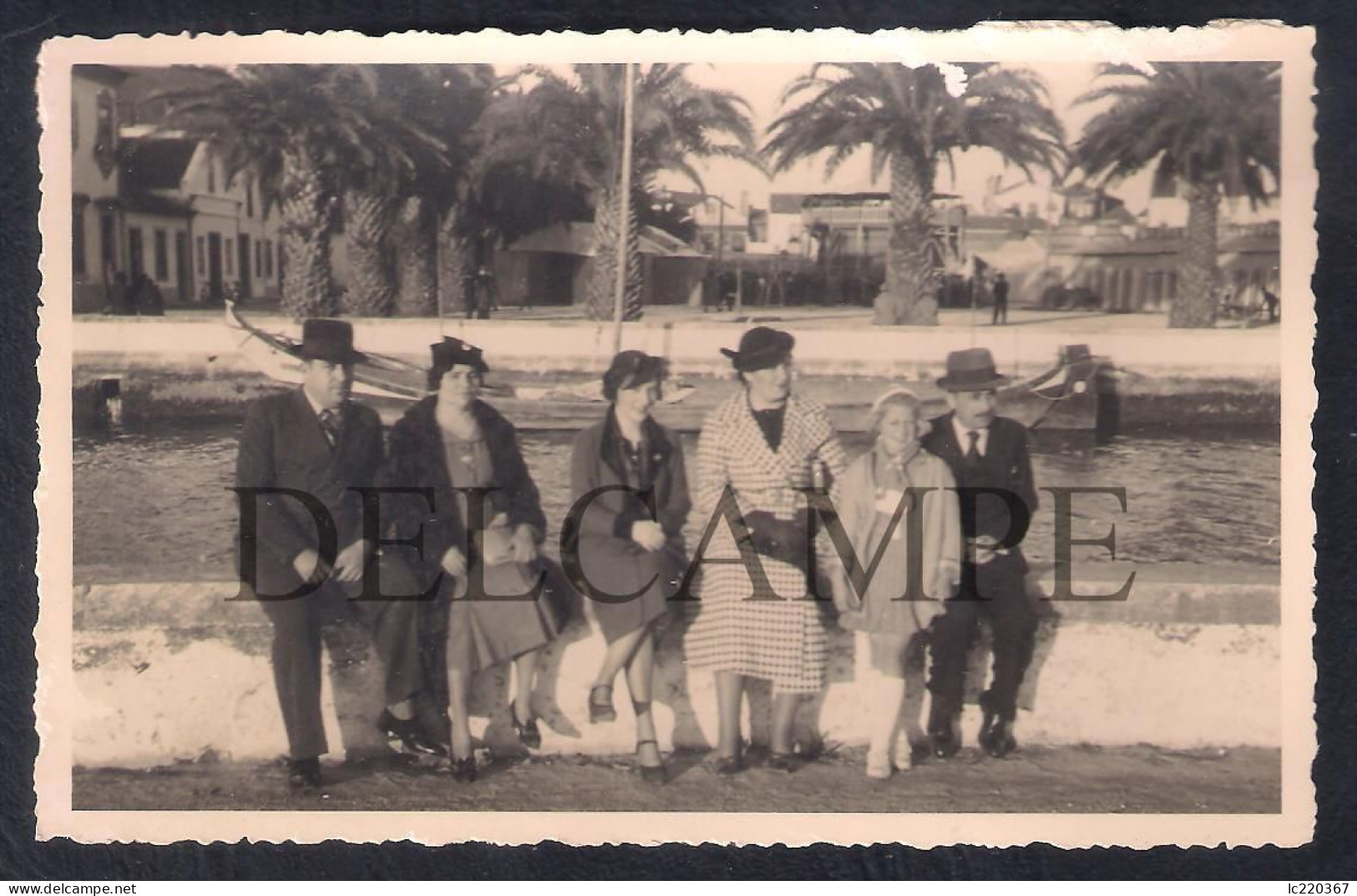 REA PHOTO POSTCARD PORTUGAL AVEIRO VISTAS DA RIA EM 1938 - Aveiro