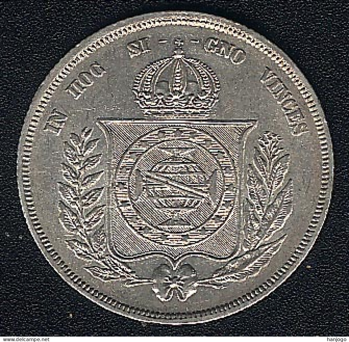 Brasilien, 500 Reis 1867, Silber, XF - Brasil