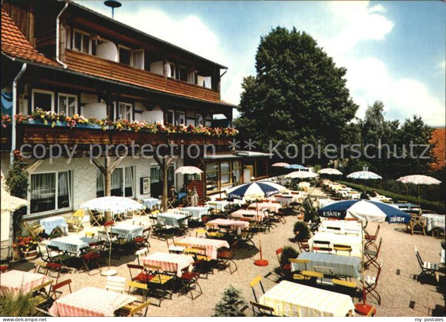 72454984 Allendorf Bad Sooden Berggasthof Ahrenberg Restaurant Terrasse Altenhai - Bad Soden