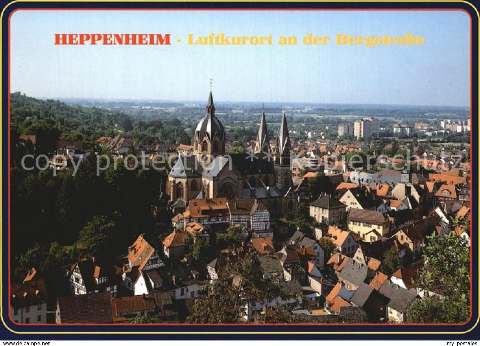 72454794 Heppenheim Bergstrasse Teilansicht Mit Dom Heppenheim - Heppenheim