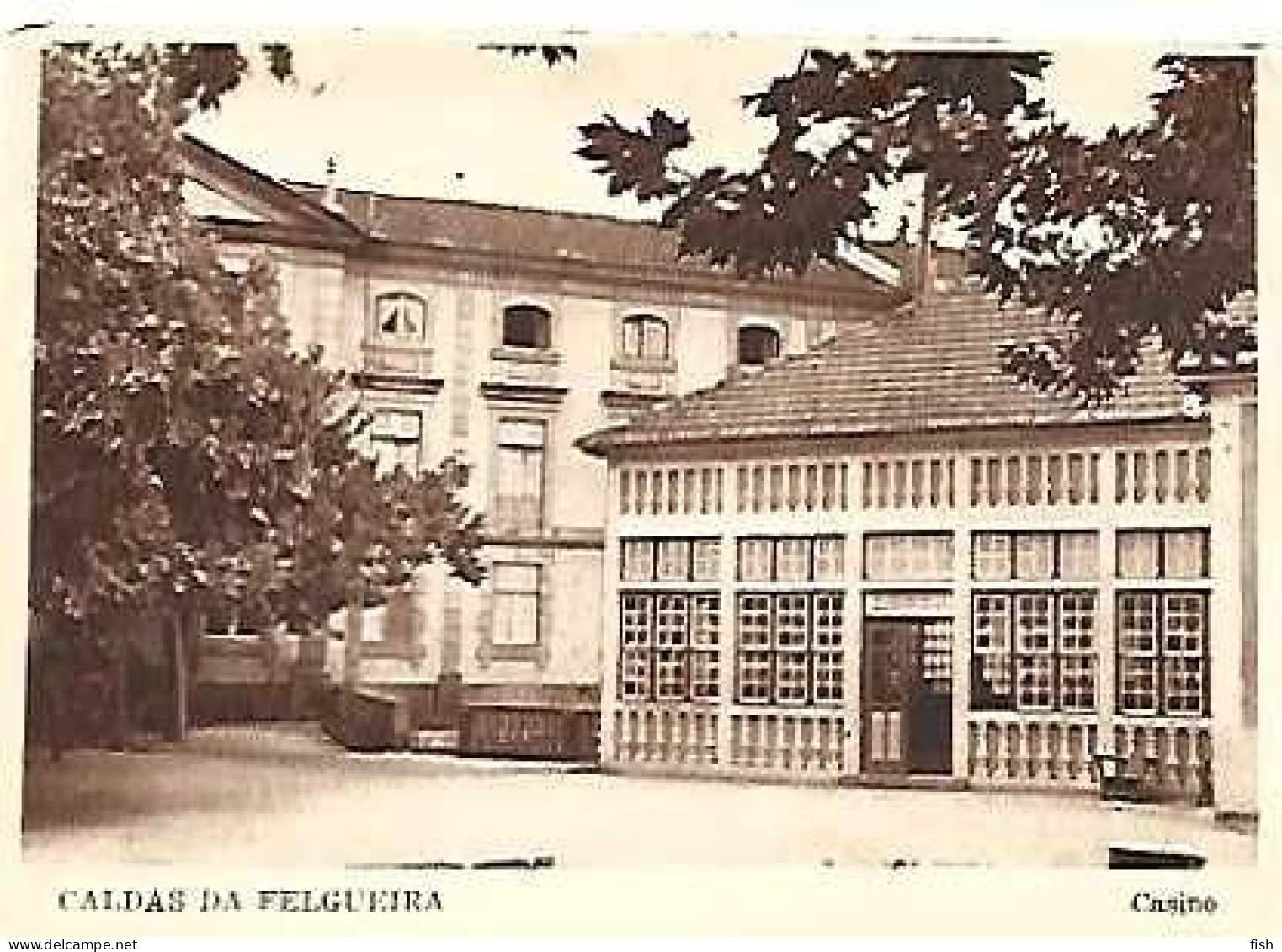 Portugal & Marcofilia, Caldas Da Felgueira, Casino, Lisboa 1952 (43242) - Lettres & Documents