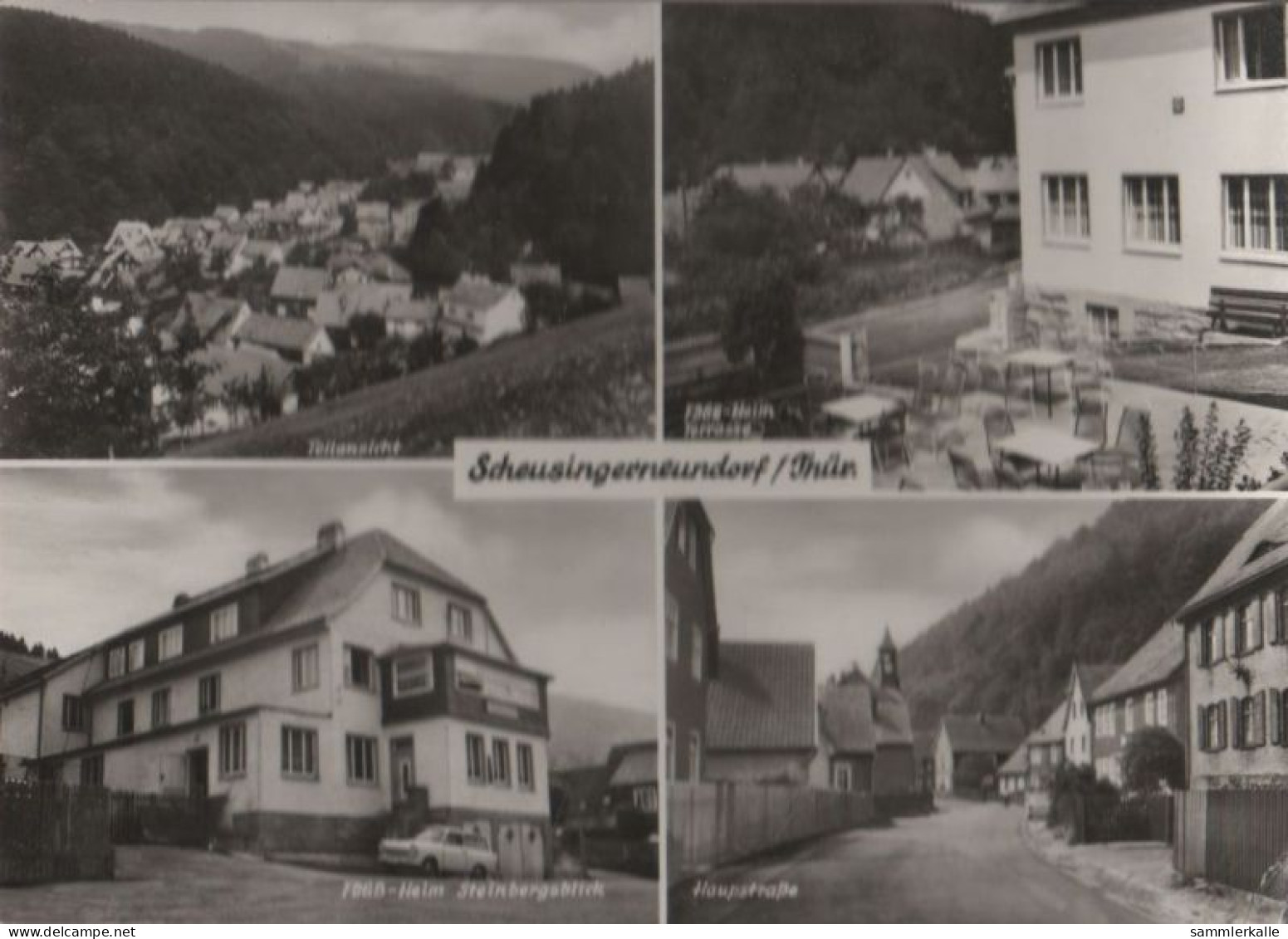 51542 - Nahetal-Waldau, Schleusingerneundorf - U.a. Teilansicht - 1974 - Hildburghausen