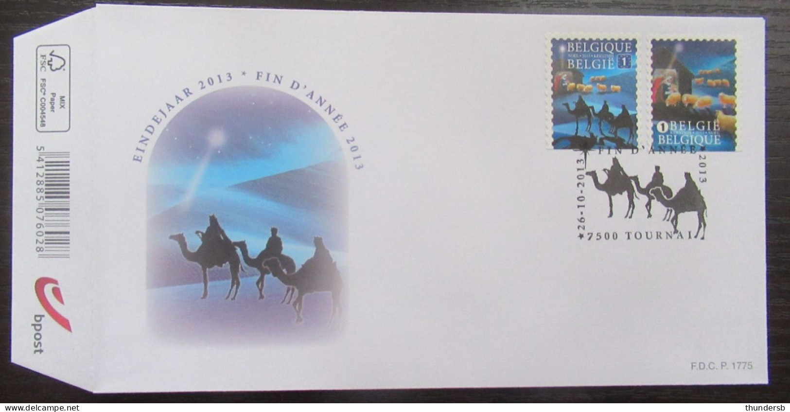 FDC 4381/82 'Kerstmis' - 2011-2014