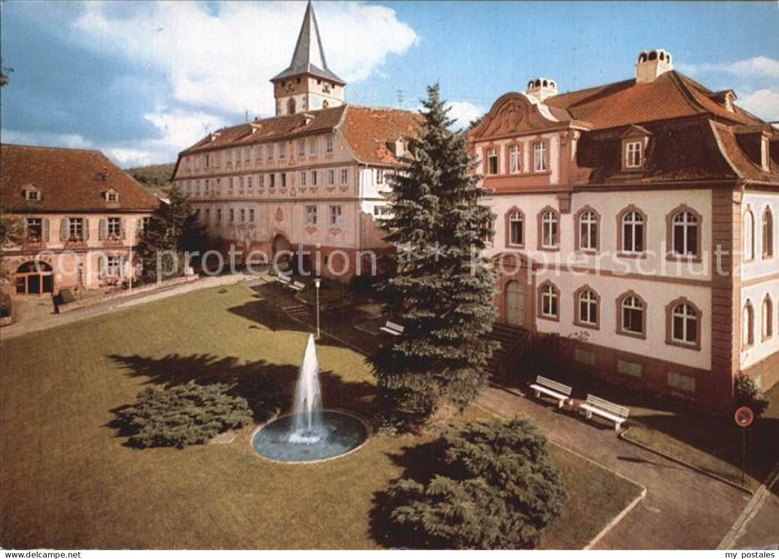 72453614 Bad Koenig Odenwald Schloss Fontaene Bad Koenig - Bad König