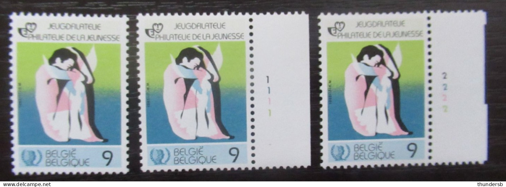 2192 'Jeugdfilatelie' - Postfris ** - Volledige Set Plaatnummers - 1981-1990