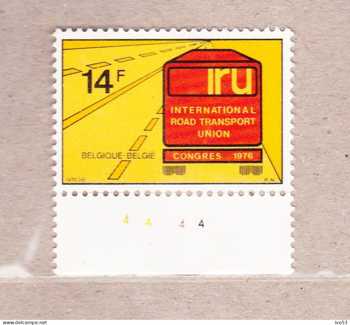 1976 Nr 1807** Plaatnummer:4.Road Transport Union. - 1971-1980