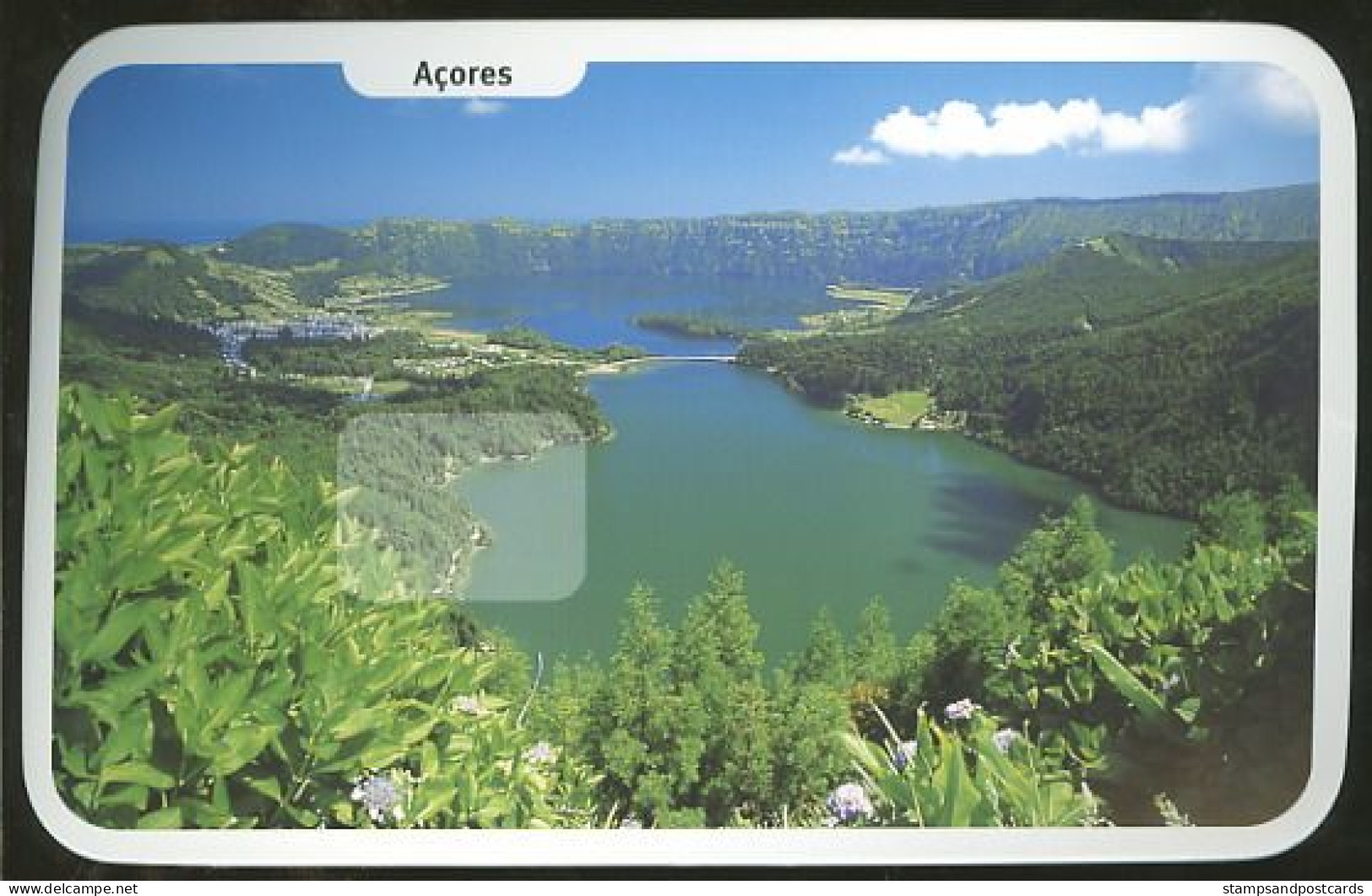 Portugal 2004 Entier Postal Açores Lac Volcanique Ilê De São Miguel Azores Stationery Volcanic Lagoon S. Miguel Island - Vulcani