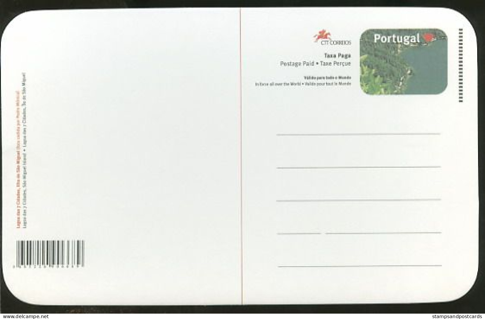 Portugal 2004 Entier Postal Açores Lac Volcanique Ilê De São Miguel Azores Stationery Volcanic Lagoon S. Miguel Island - Vulkanen