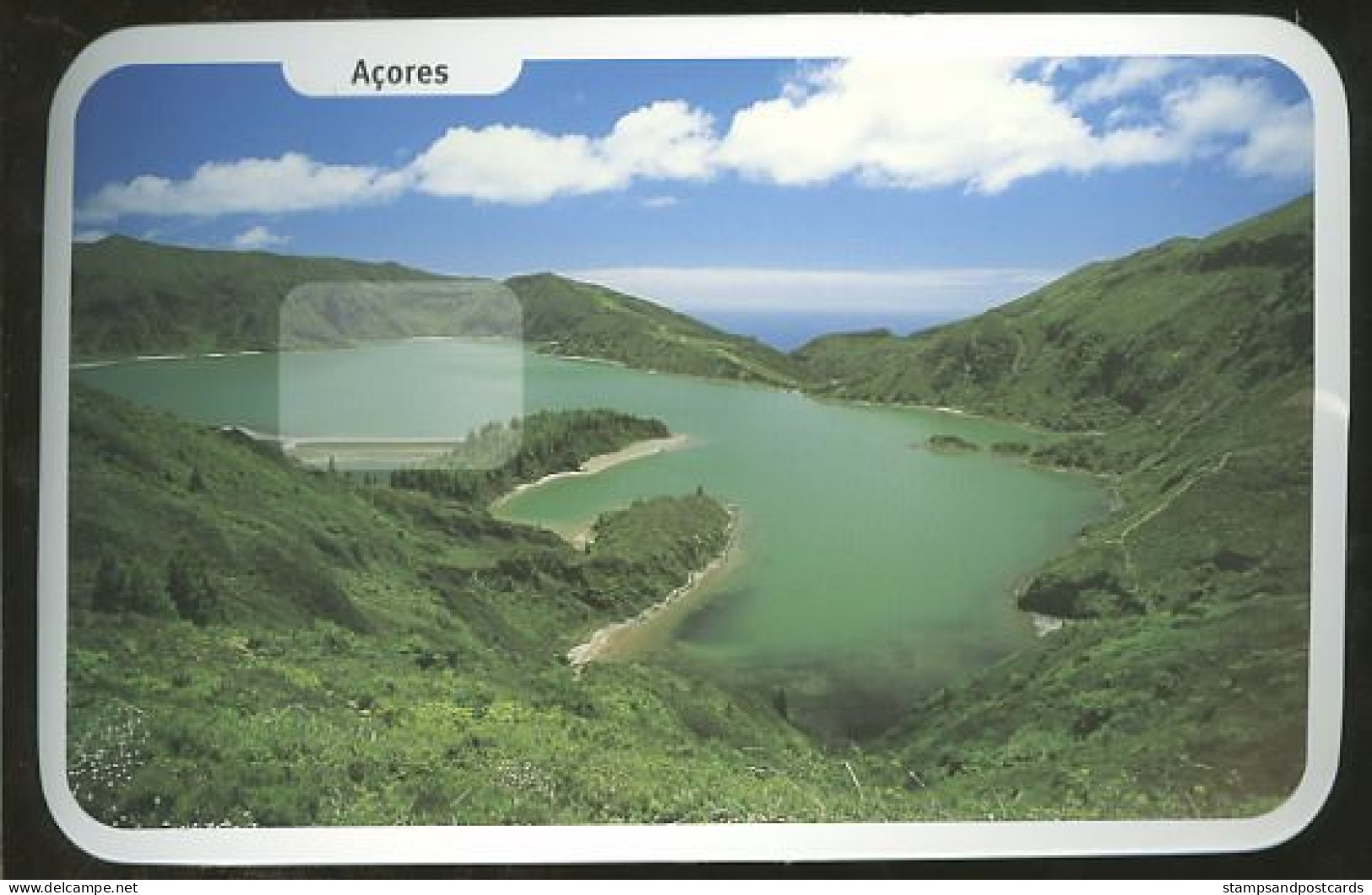 Portugal Azores Entier Postal Lac Vulcanique Du Fogo Île S. Miguel 2004 Açores Postal Stationery Vulcanic Lagoon - Volcanos